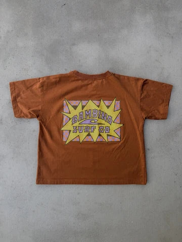 Brown Starburst Tee