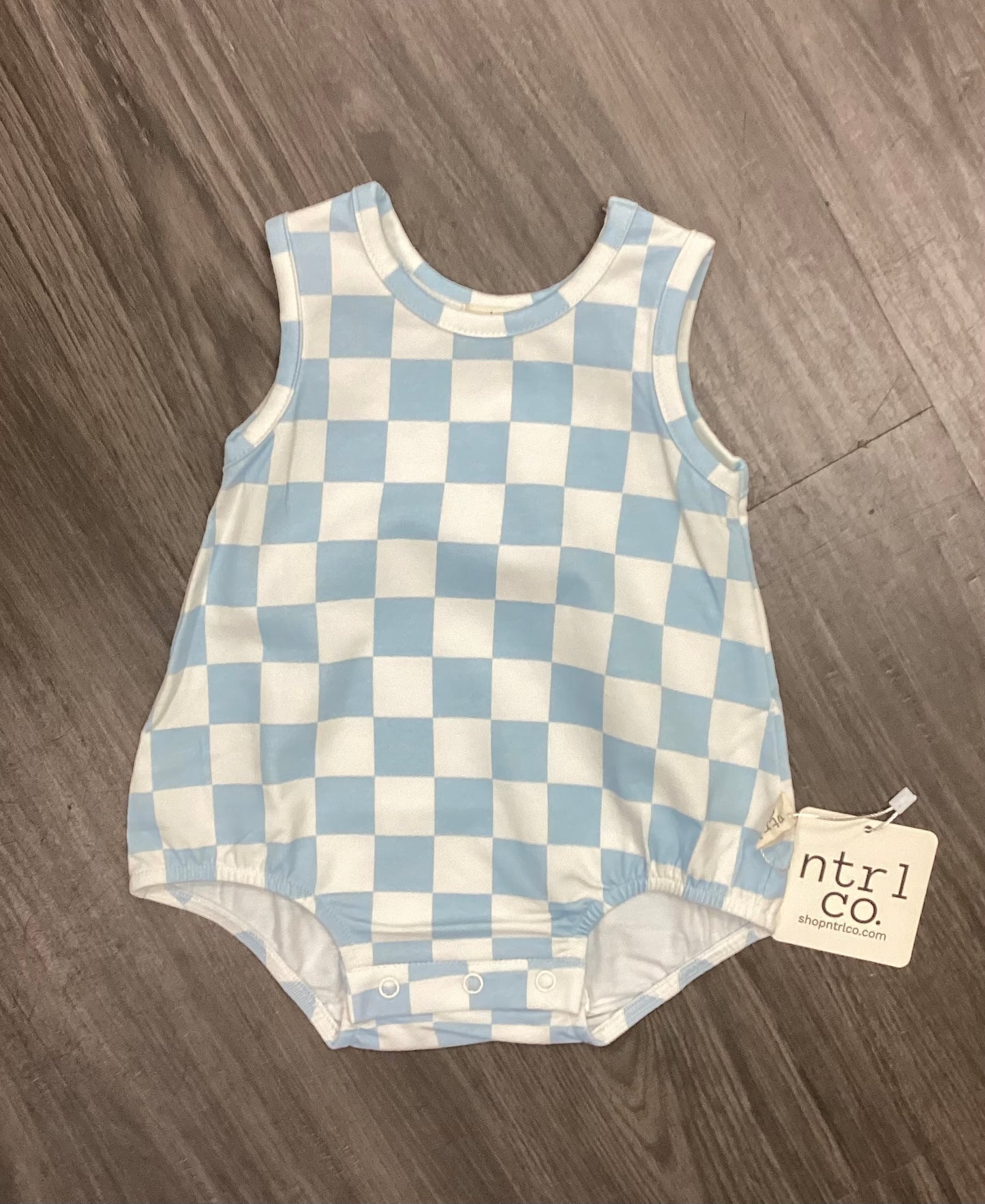 Surfside Sleeveless Bubble Coastal Check