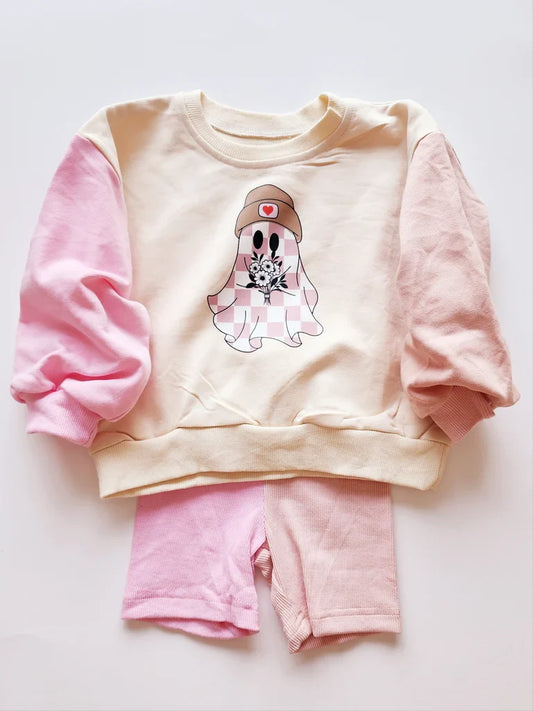 Flower Ghost Color Block Set