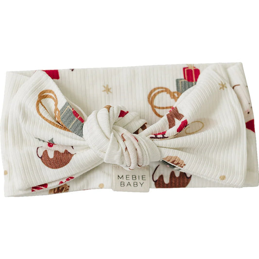 Merry & Bright Ribbed Bamboo Head Wrap
