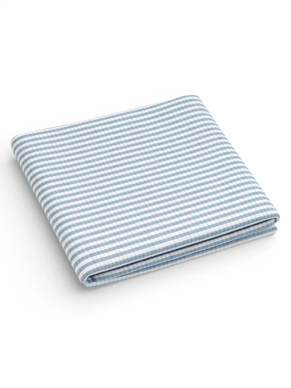 Dusty Blue Stripe Ribbed Swaddle