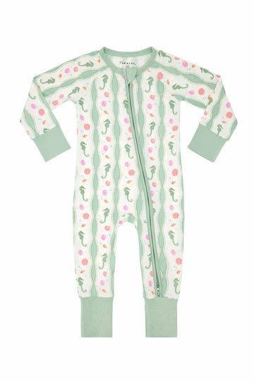 Shoreline Dreams Zipper Romper