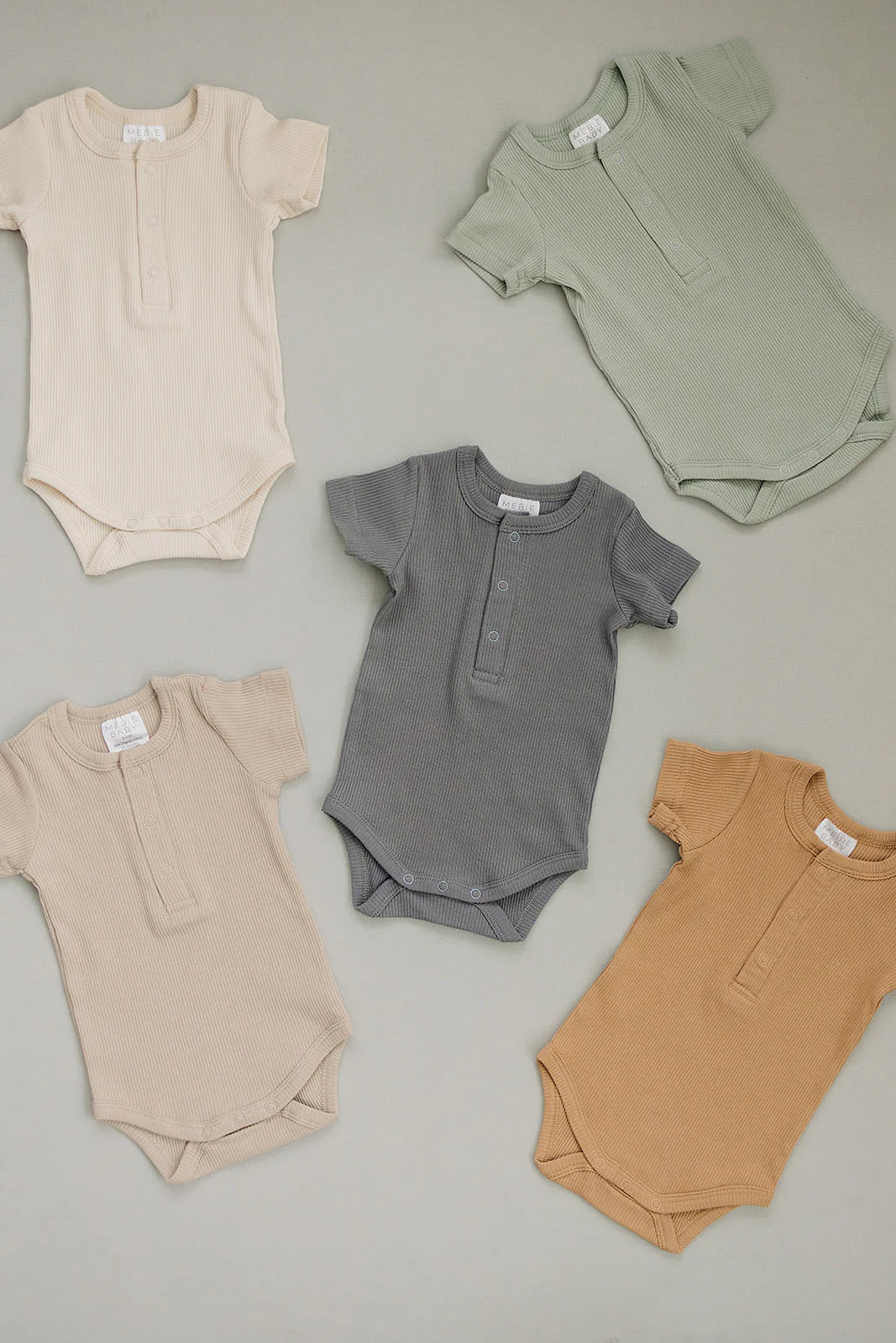 Organic Cotton Ribbed Snap Bodysuit