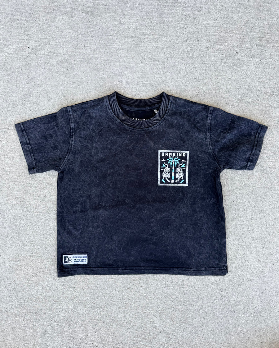 Cheetah Acid Wash Tee