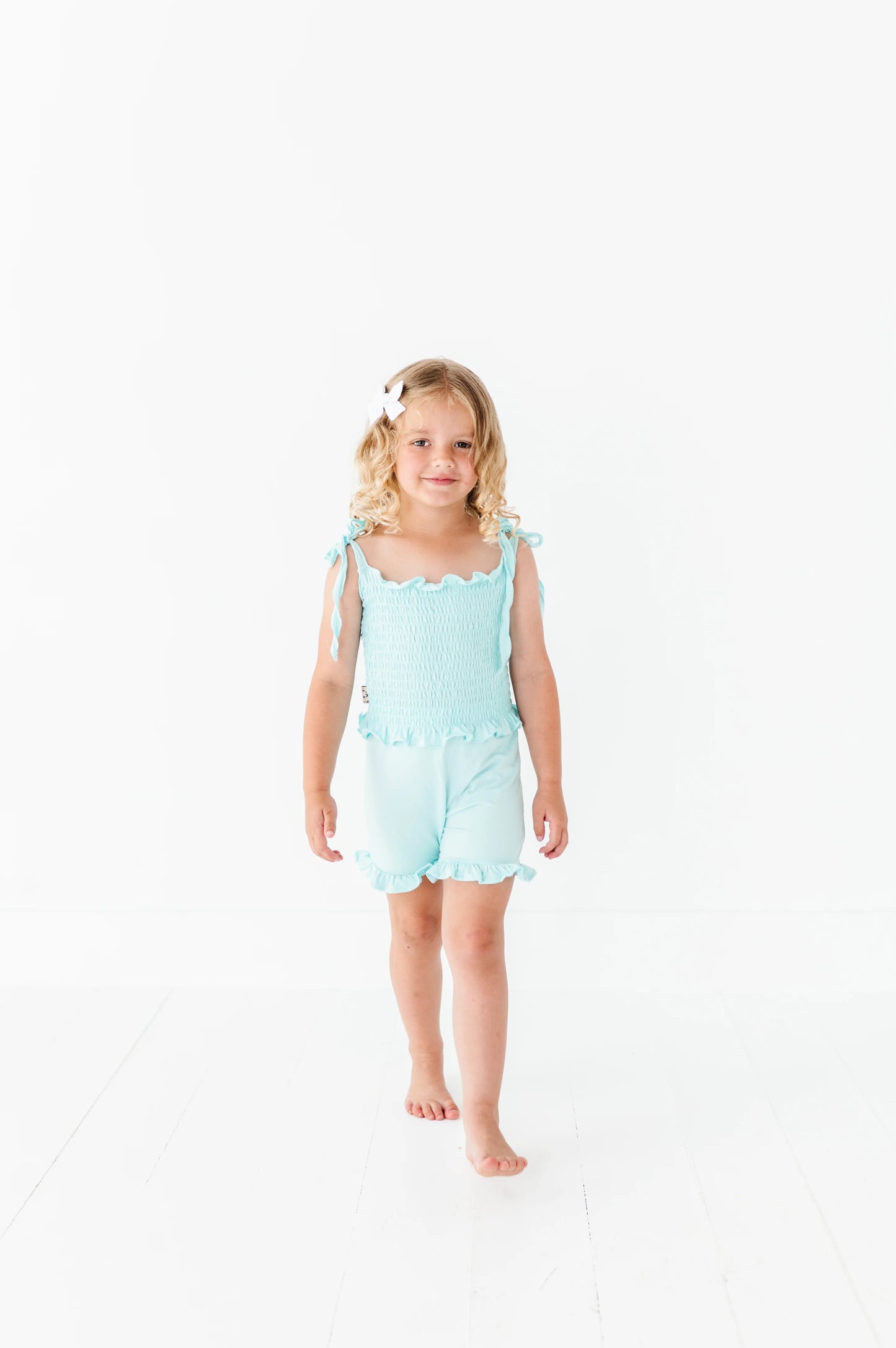 Tropical Breeze Smocked Bamboo Short Set