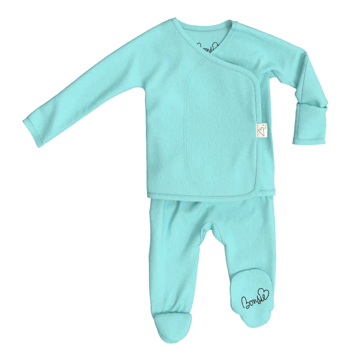 Skin-To-Skin Footie- Tiny Tide