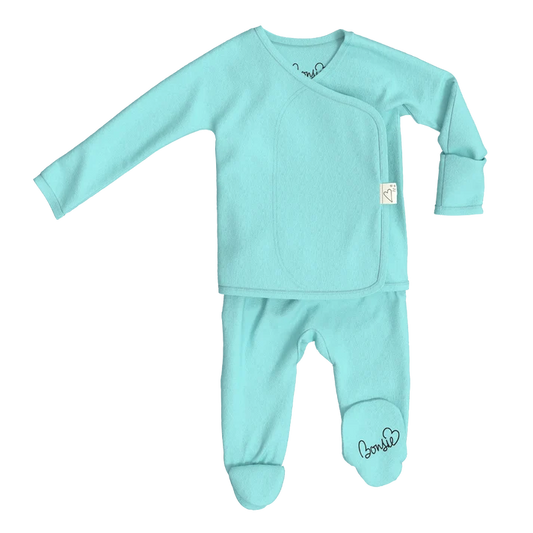 Skin-To-Skin Footie- Tiny Tide
