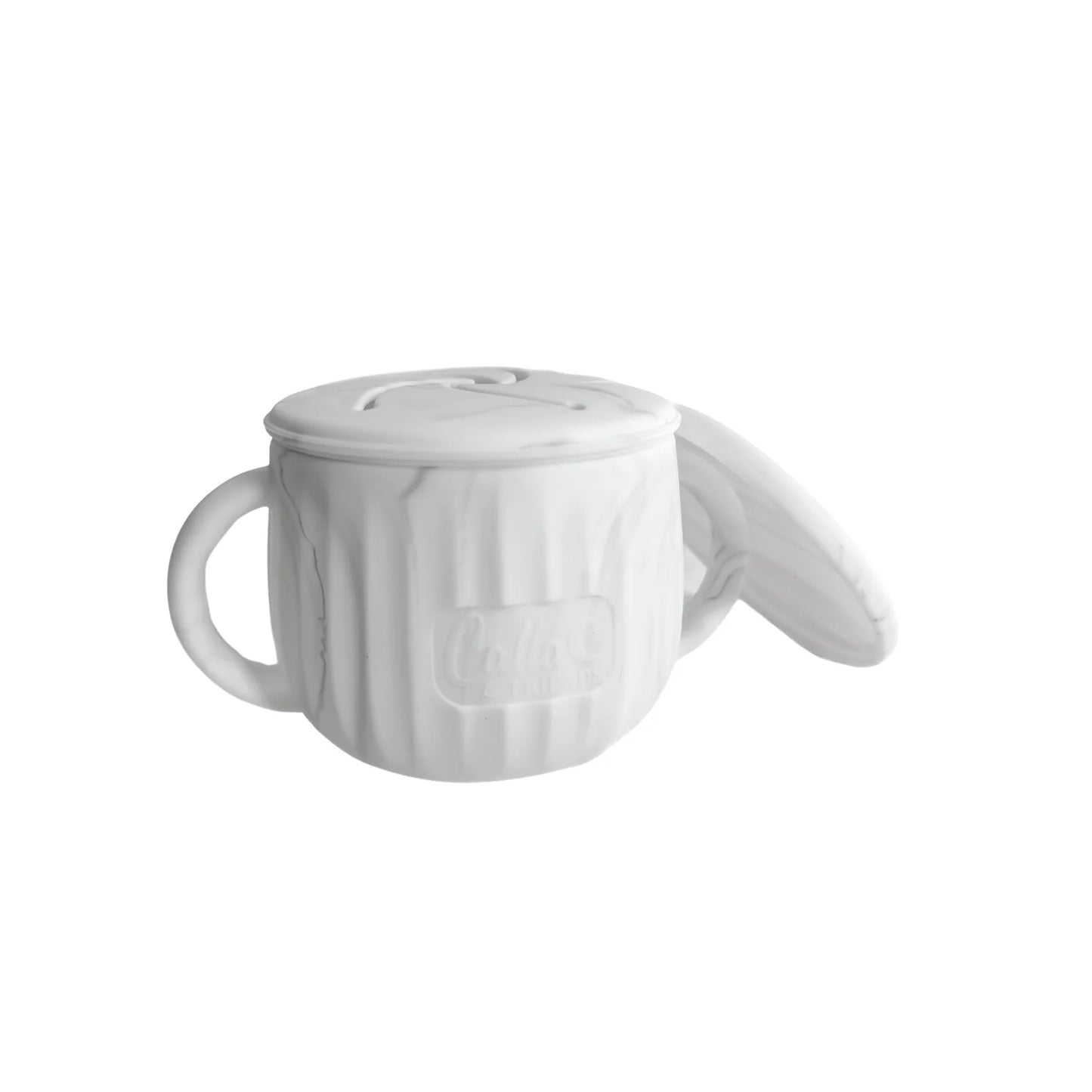 The Miller Snack Cup - Silicone Snack Cup with Handles and Lid