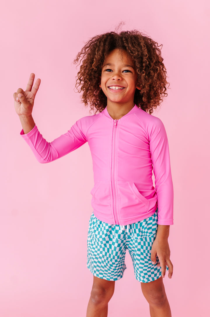Popsicle Pink Rashguard Shirt