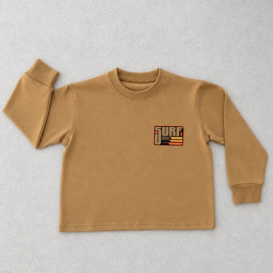 Surf Tan Long Sleeve Tee
