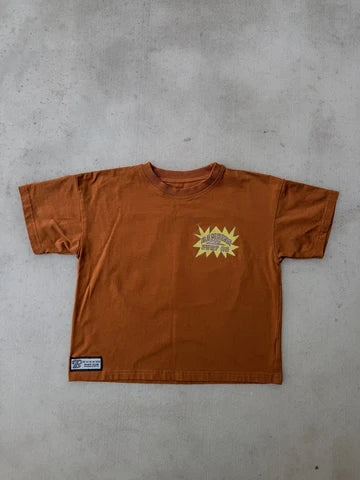Brown Starburst Tee