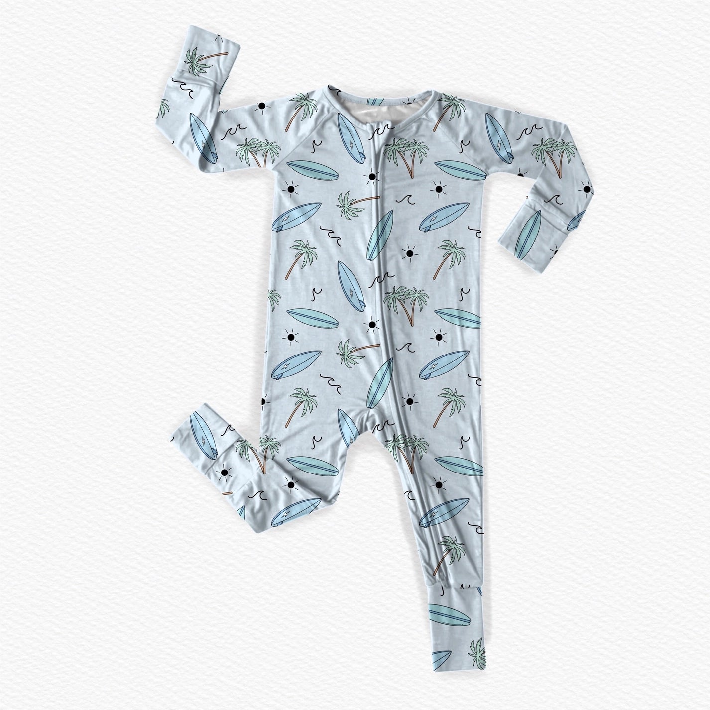 Surf's Up Bamboo PJ Romper