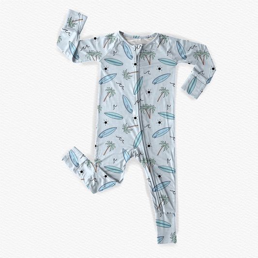 Surf's Up Bamboo PJ Romper