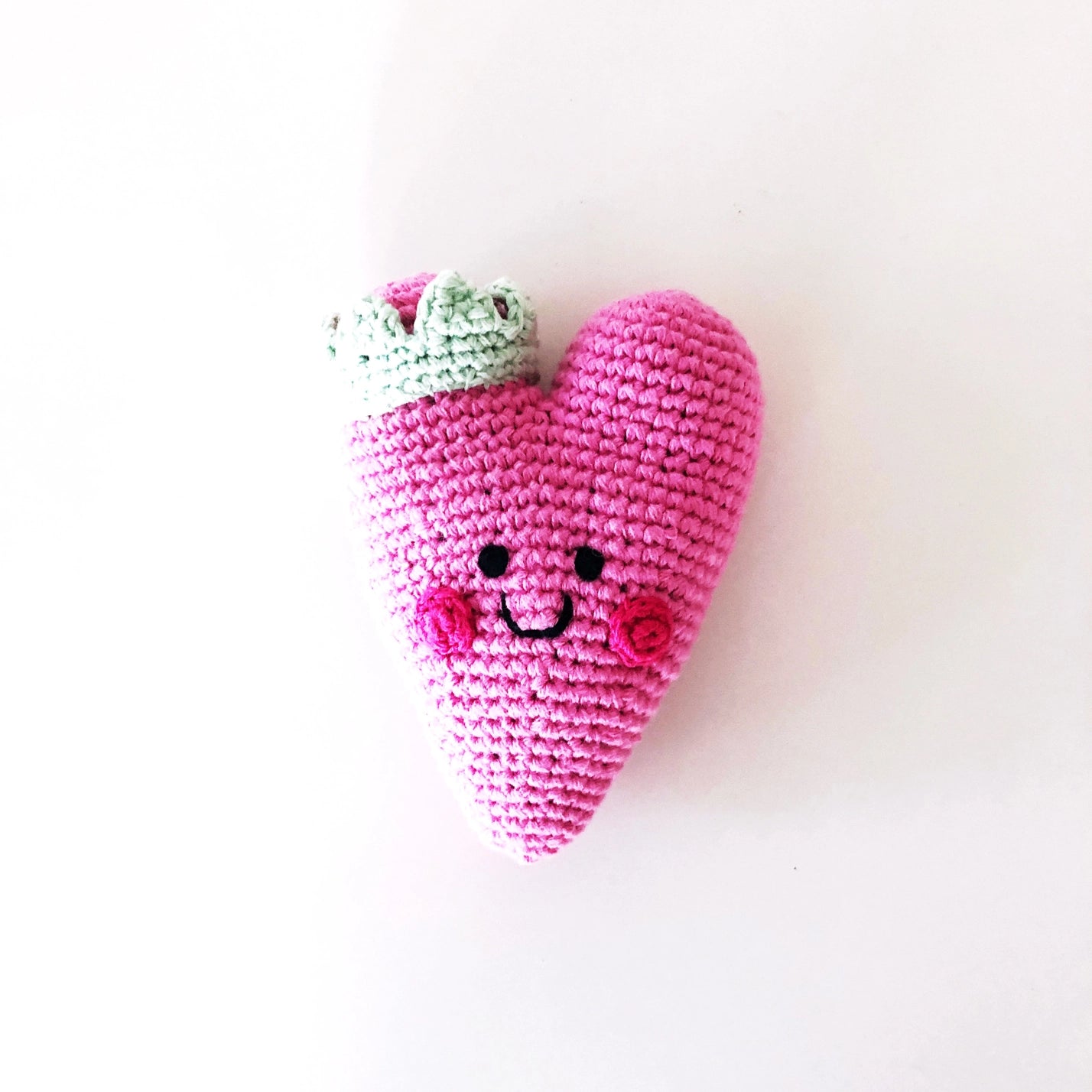 Crochet Heart Rattle