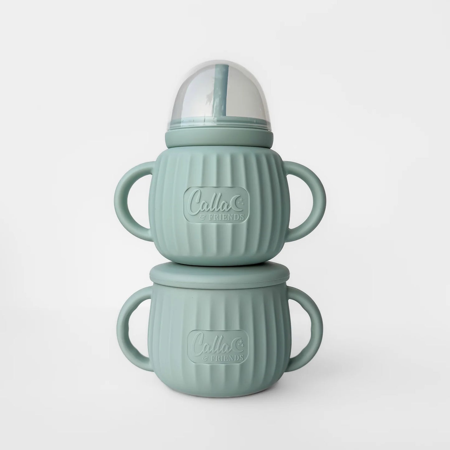 The Miller Snack Cup - Silicone Snack Cup with Handles and Lid