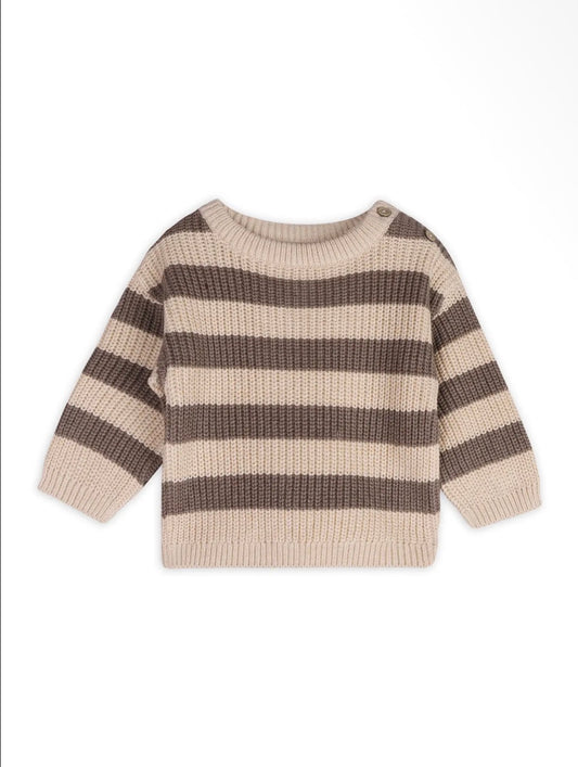 Cast Stripe Chunky Knit Sweater
