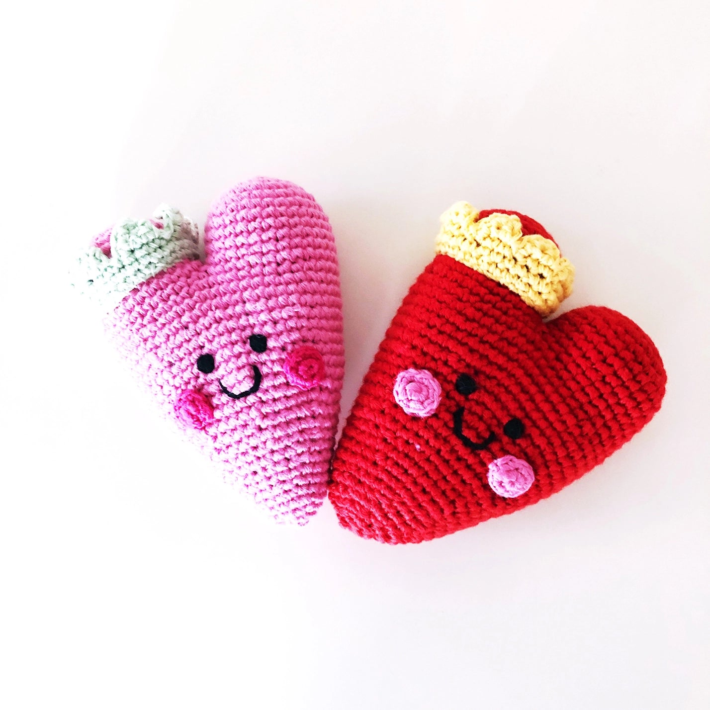 Crochet Heart Rattle
