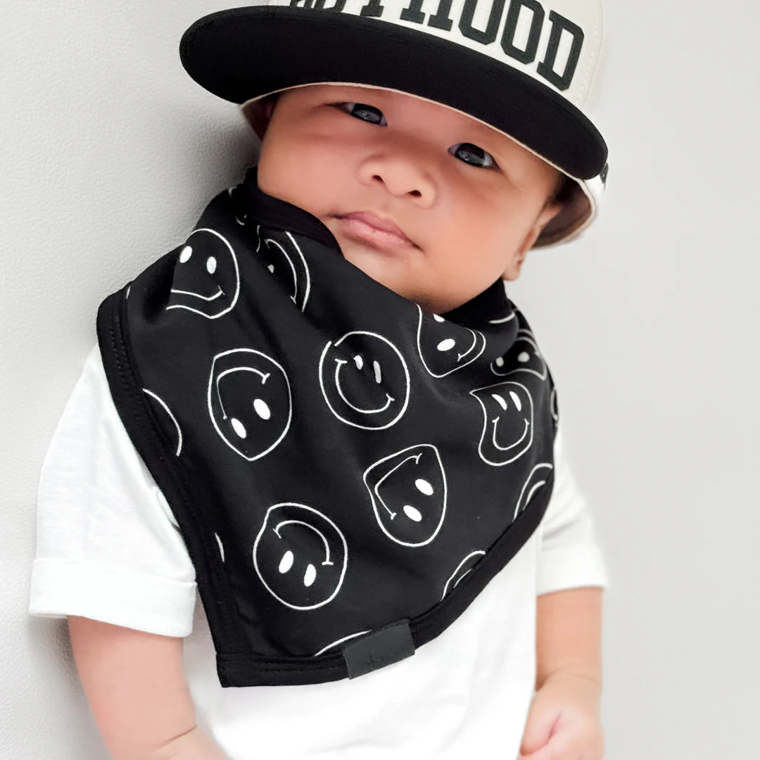 Bamboo Bandana Bibs 4 Pack - Warped