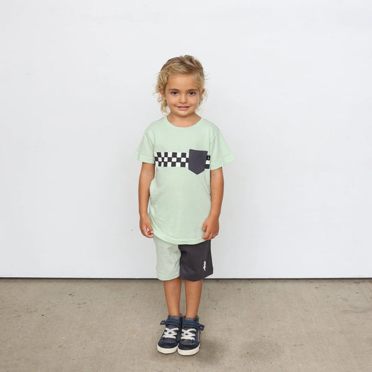 Vibe Check Tee - Seafoam