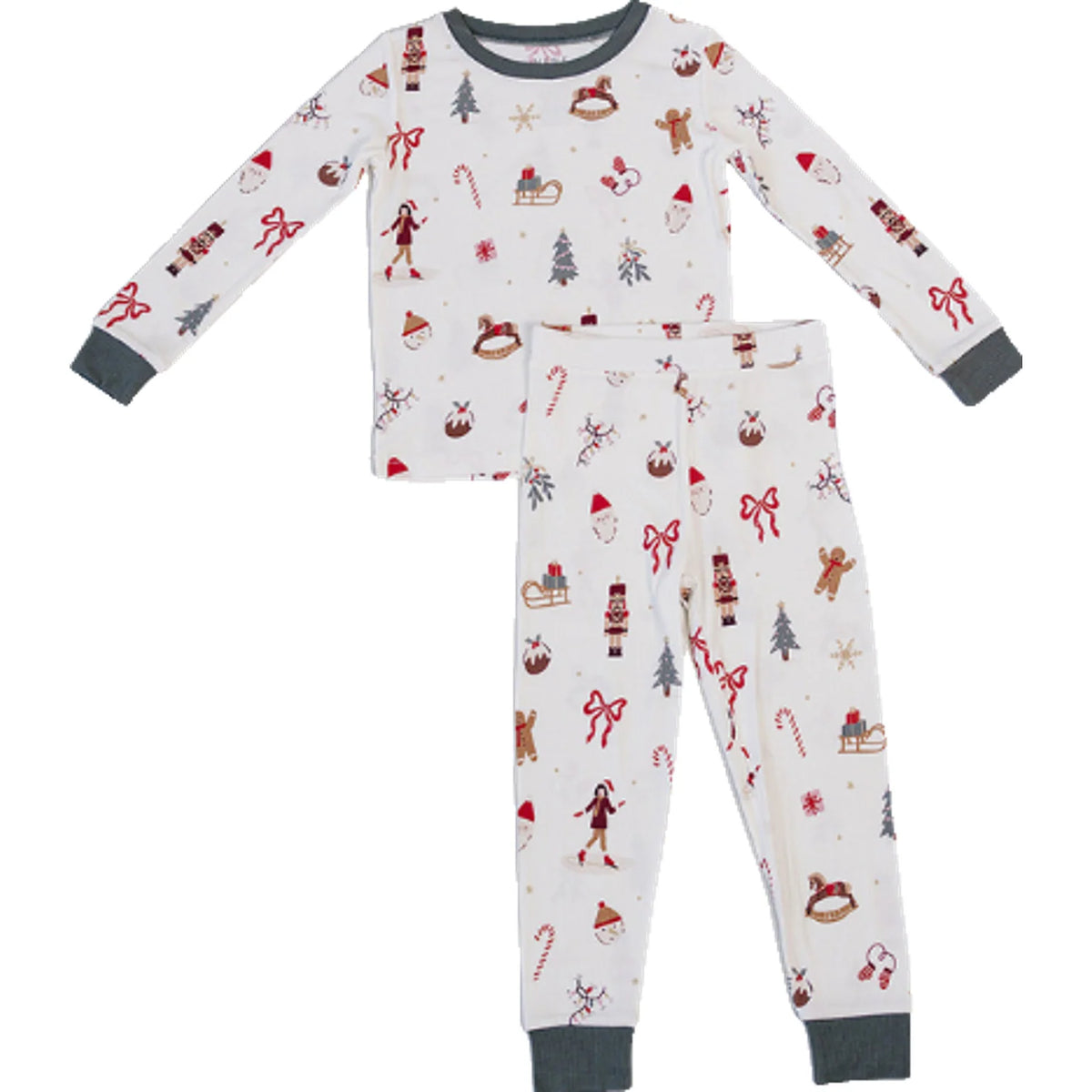 Merry &Bright Ribbed Bamboo Set