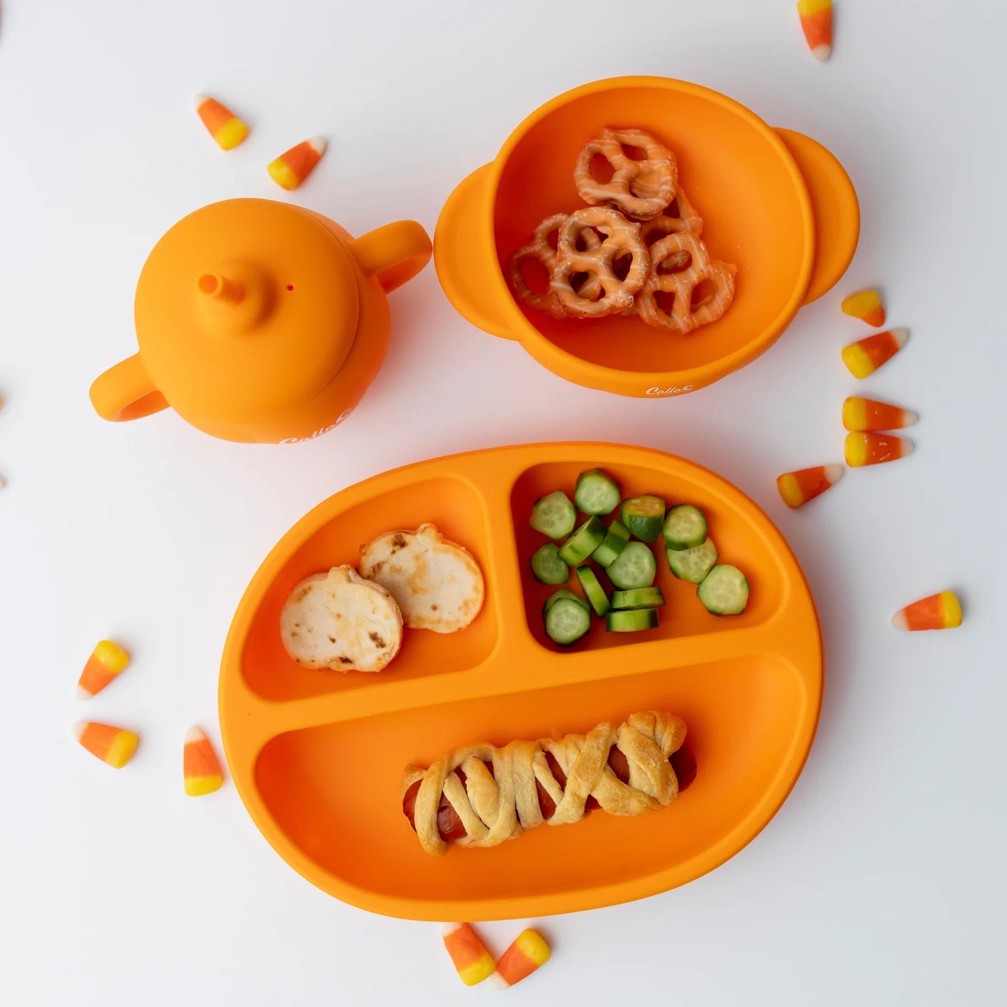 The Pumpkin Patch Suction Bowl
