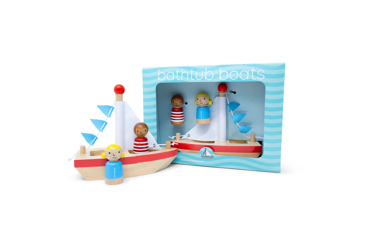 Boats & Buddies Bath Toy Set - Boy & Girl