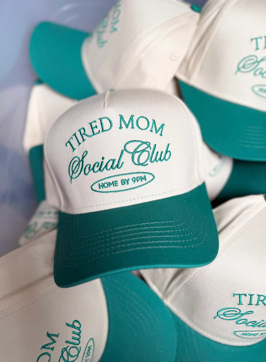 Tired Mom Social Club Trucker Hat