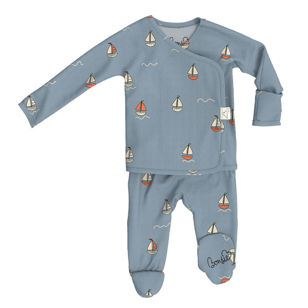 Skin-To-Skin Footie- Ahoy Baby