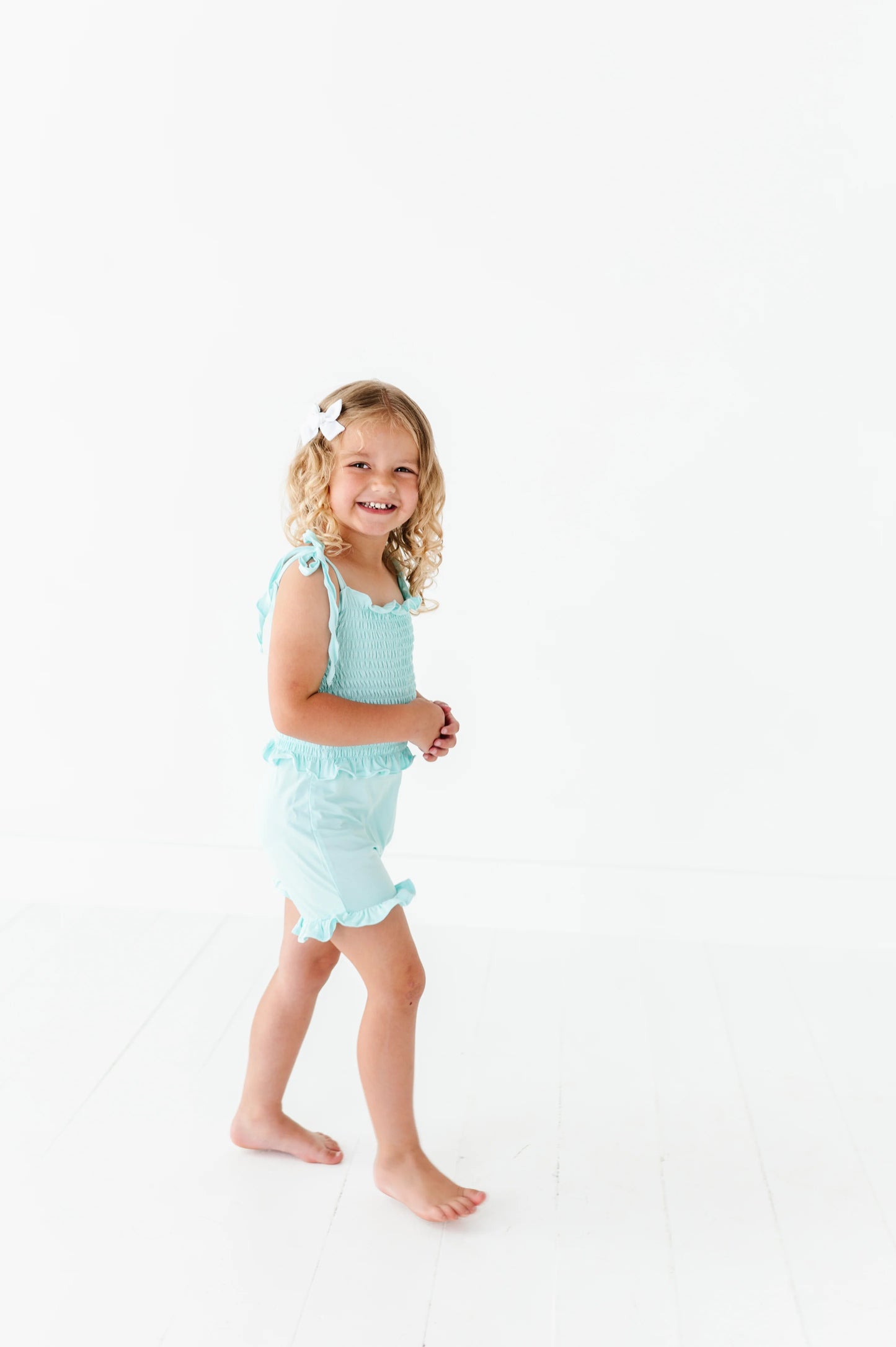 Tropical Breeze Smocked Bamboo Short Set