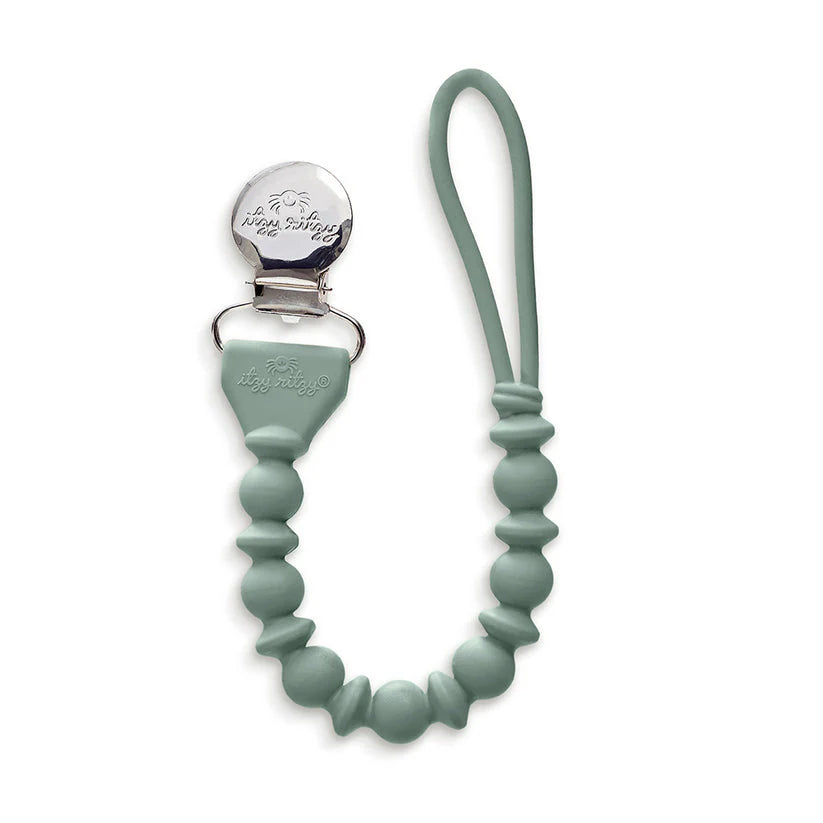 Sweetie Strap Beaded Pacifier Clip