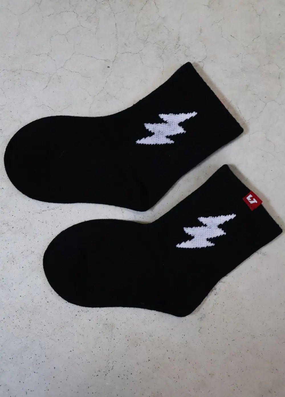 Bolt Crew Socks Black