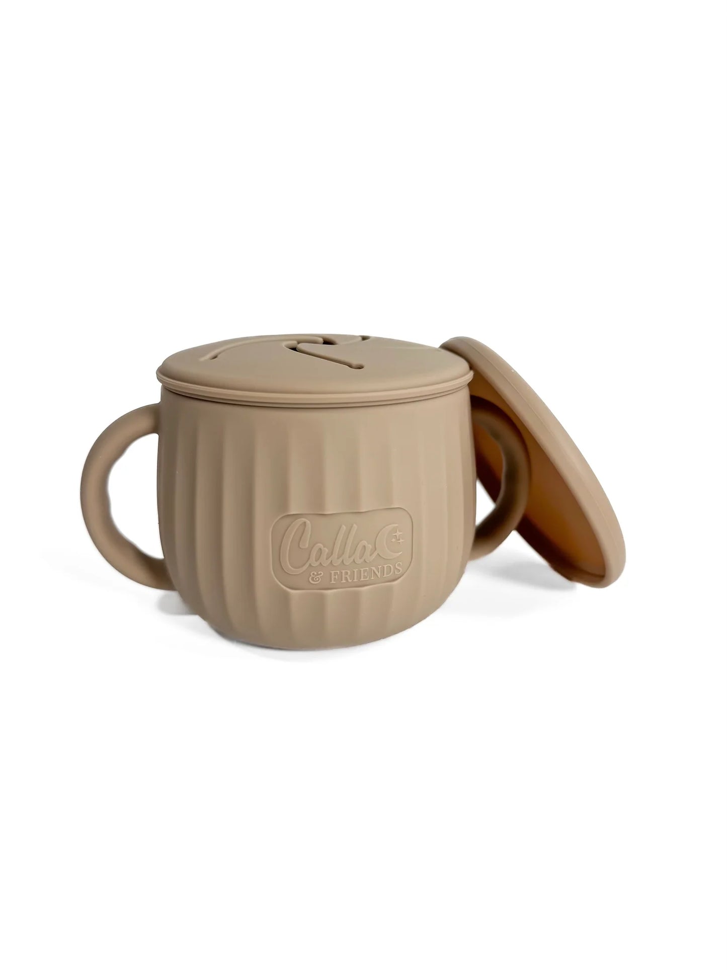The Miller Snack Cup - Silicone Snack Cup with Handles and Lid