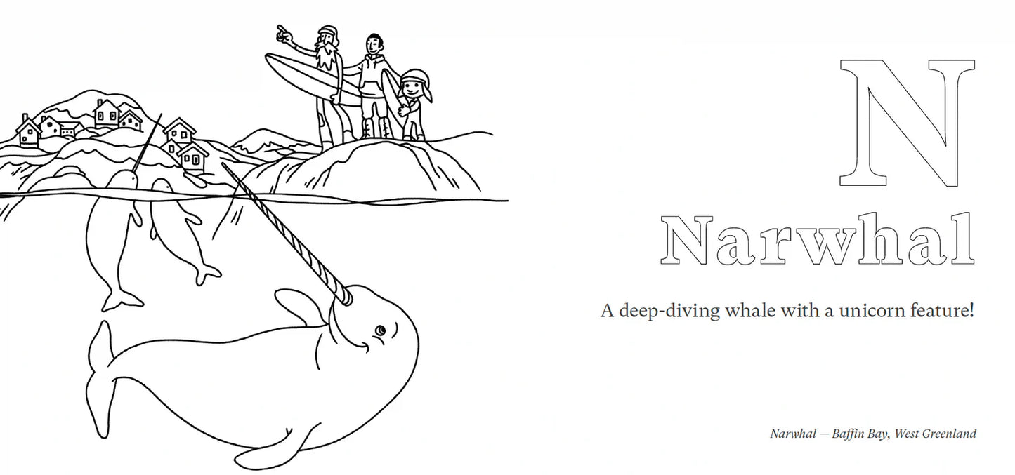 Wiilder Adventures and Animals A-Z: Coloring book