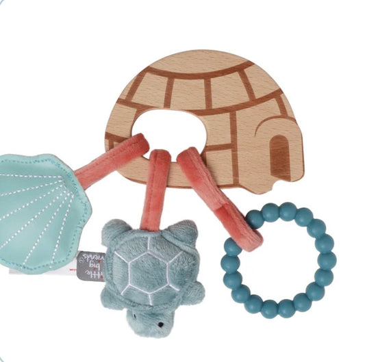 Wooden Rattle - Ocean