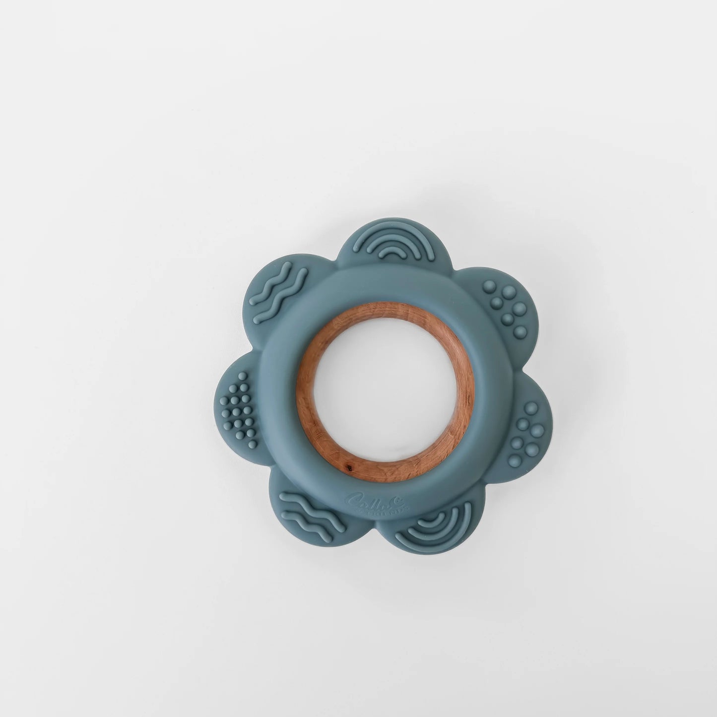 Garden Party Teether - Silicone & Beechwood Flower