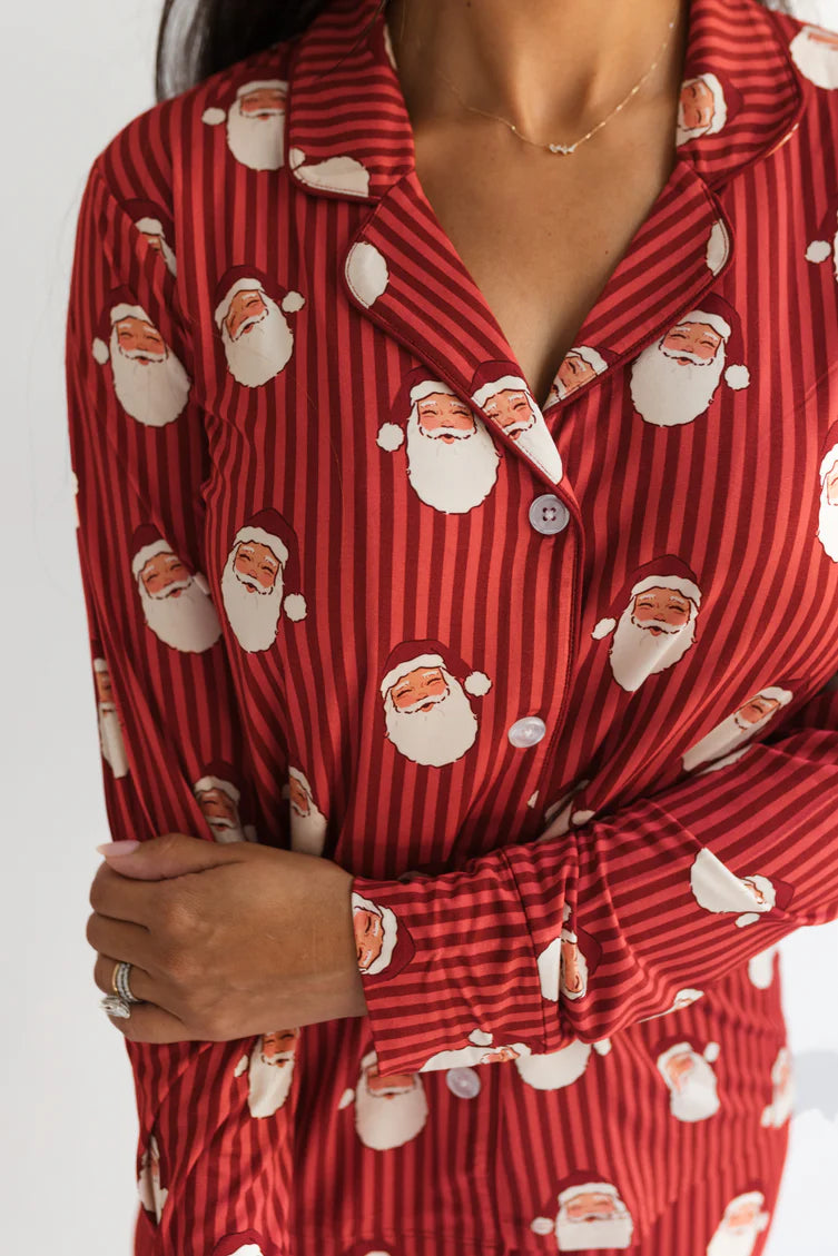Santa Bamboo Women's Two-Piece PJ Set