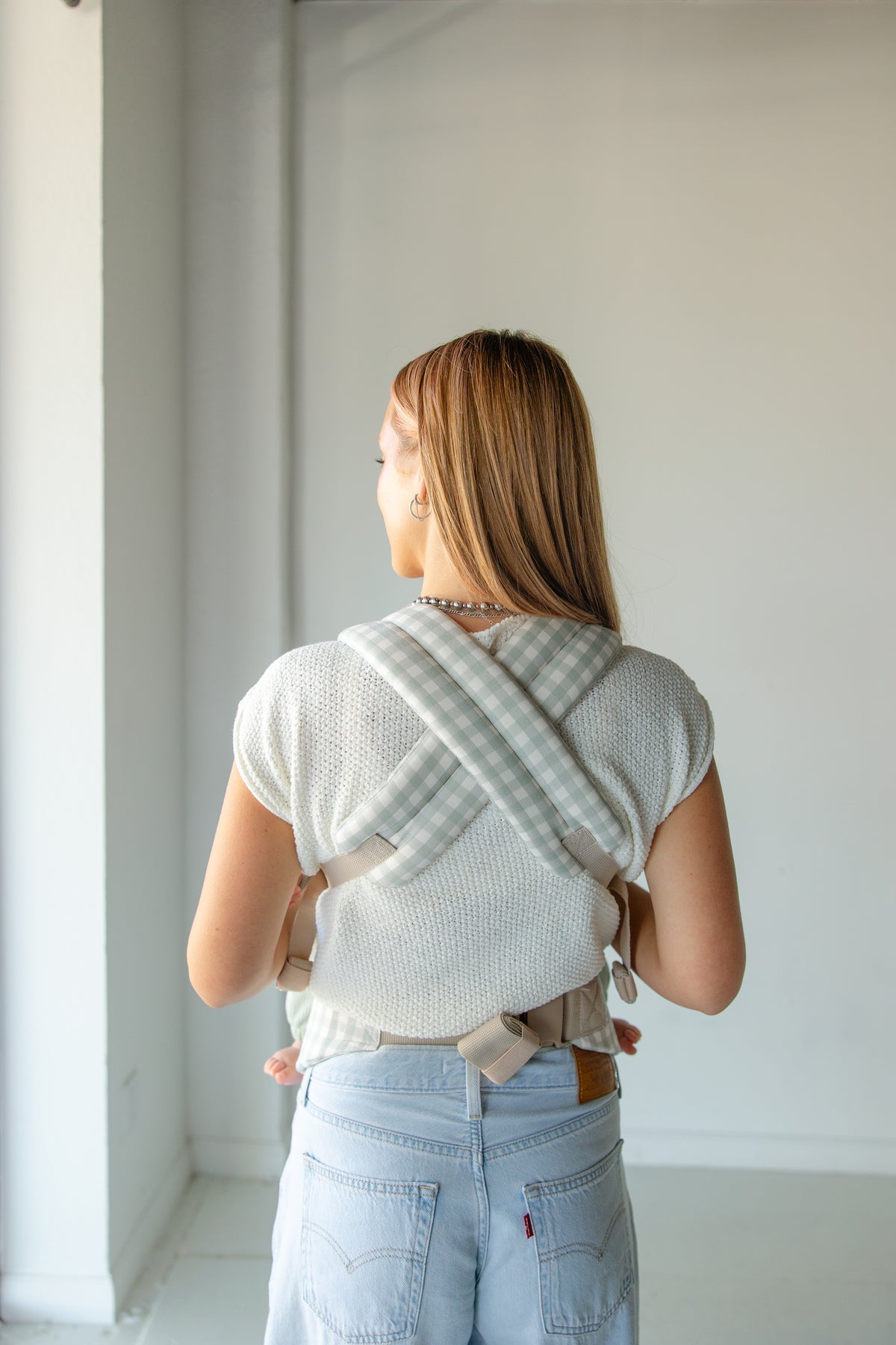 Coco Gingham- Baby Carrier with Pocket