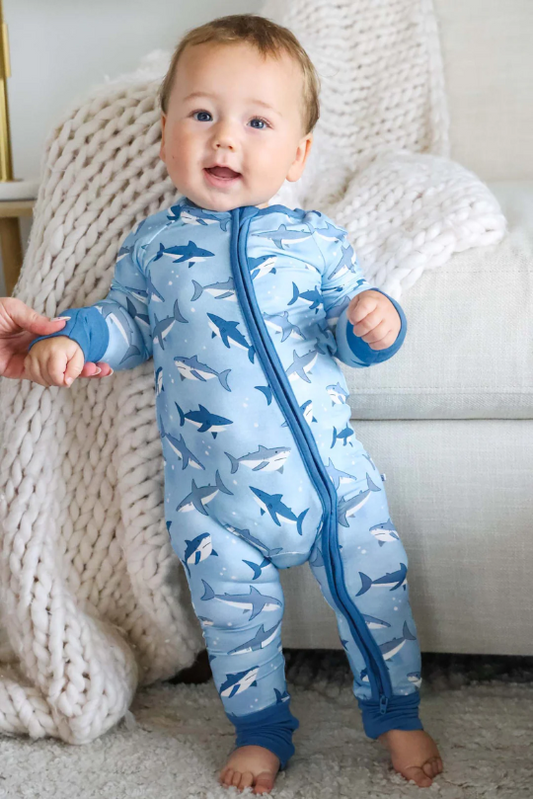 Fin Friends Bamboo Zip Romper