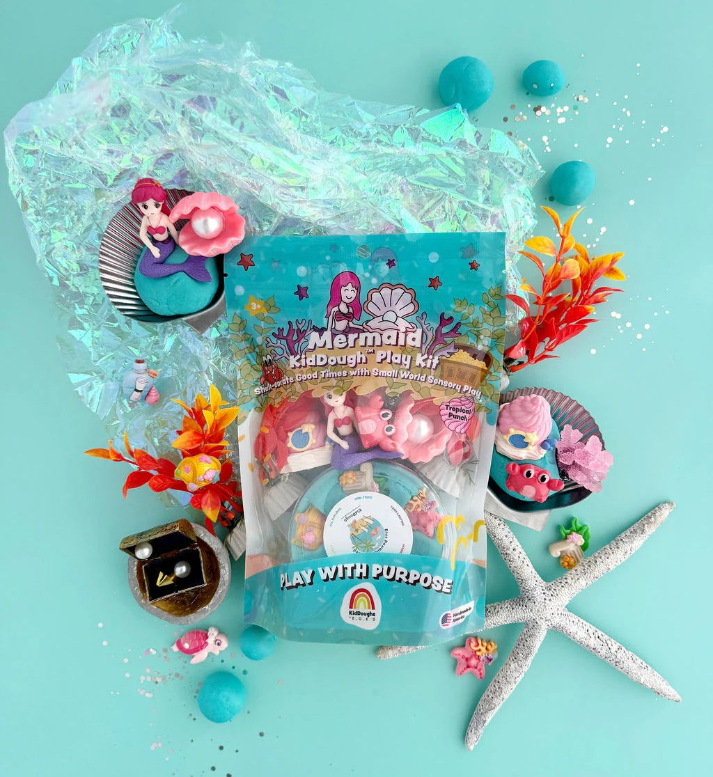 Mermaid KidDough Play Kit (Tropical Punch)