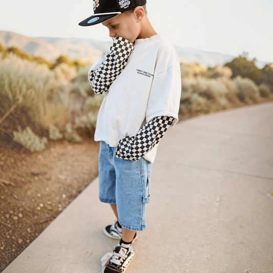 Cardiff Jorts- Blue