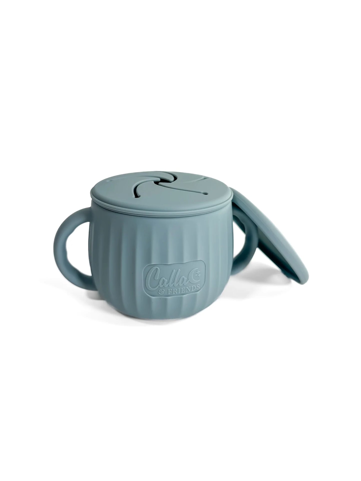 The Miller Snack Cup - Silicone Snack Cup with Handles and Lid