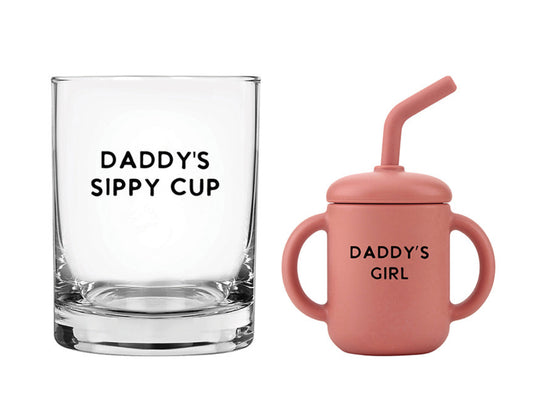 Dad + Daughter Sippy Cup Set