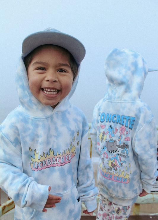 Concrete Kickback Tiedye Hoodie