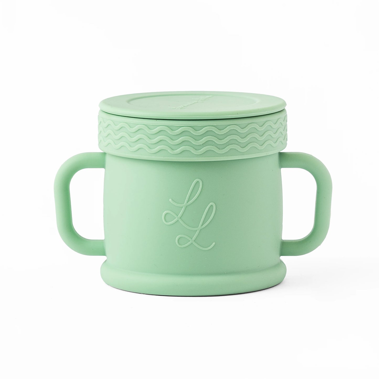 The Coastal Cup: Non-toxic Silicone Snack Cup with Lid
