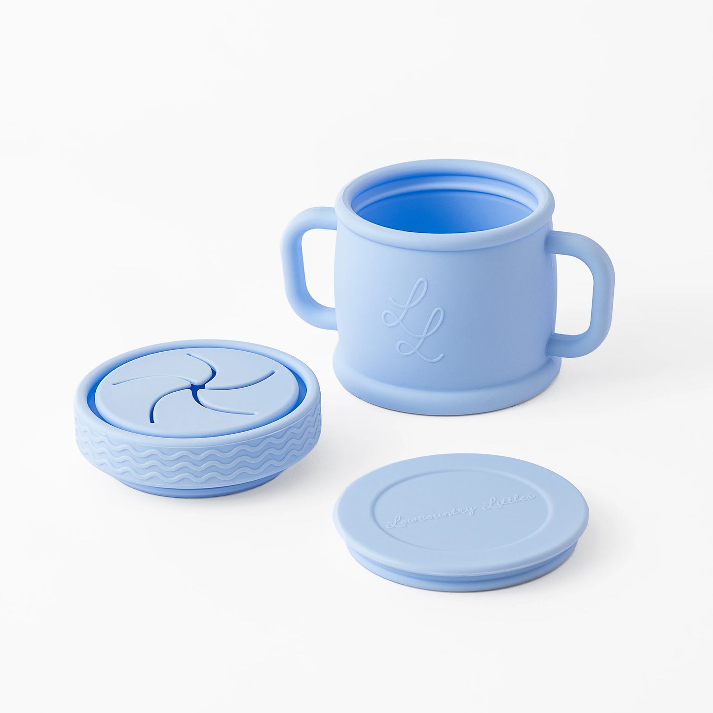 The Coastal Cup: Non-toxic Silicone Snack Cup with Lid