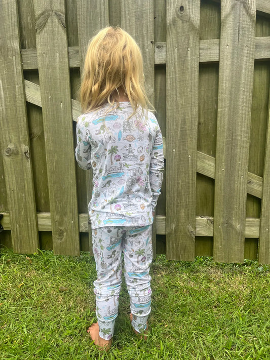 Wilmington Kids Two Piece Pajamas
