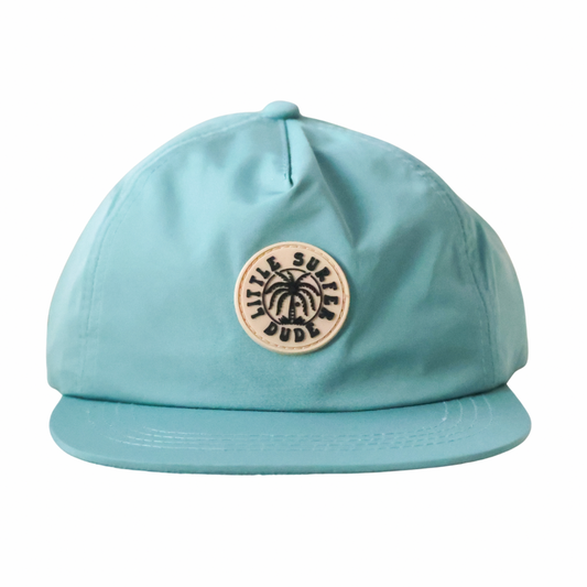 Ocean Blue Little Surfer Dude Nylon Snapback