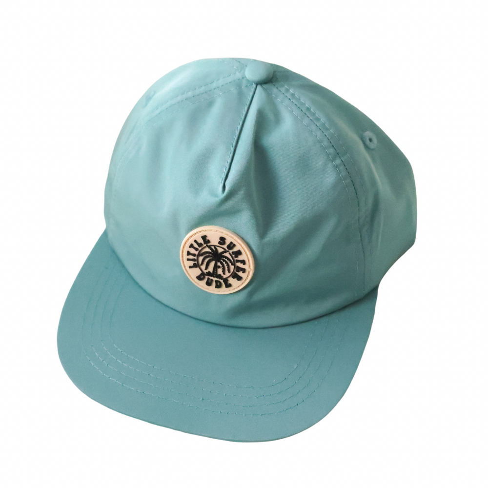 Ocean Blue Little Surfer Dude Nylon Snapback