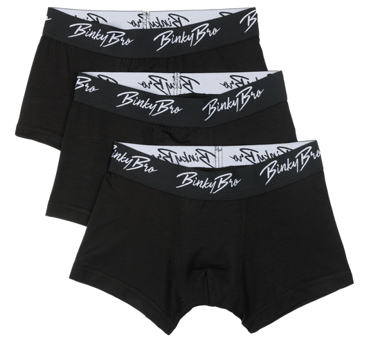 Black Briefs Binkybro Set of 3