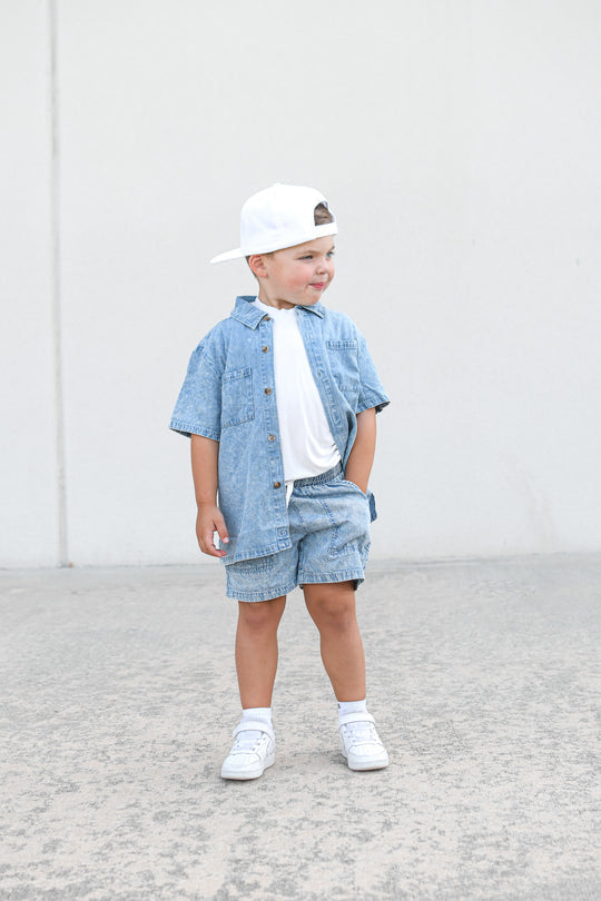 Chambray Button Up